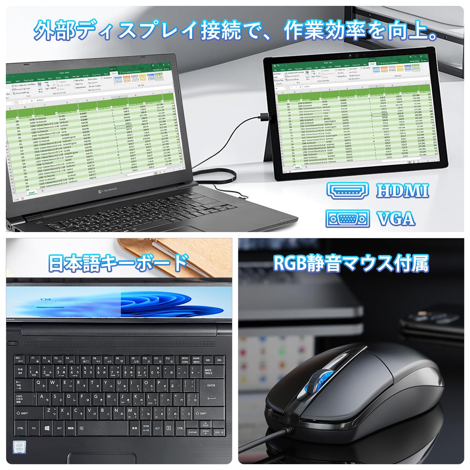 Amazon.co.jp: 【整備済み品】ノートパソコン 中古 東芝 Dynabook B65