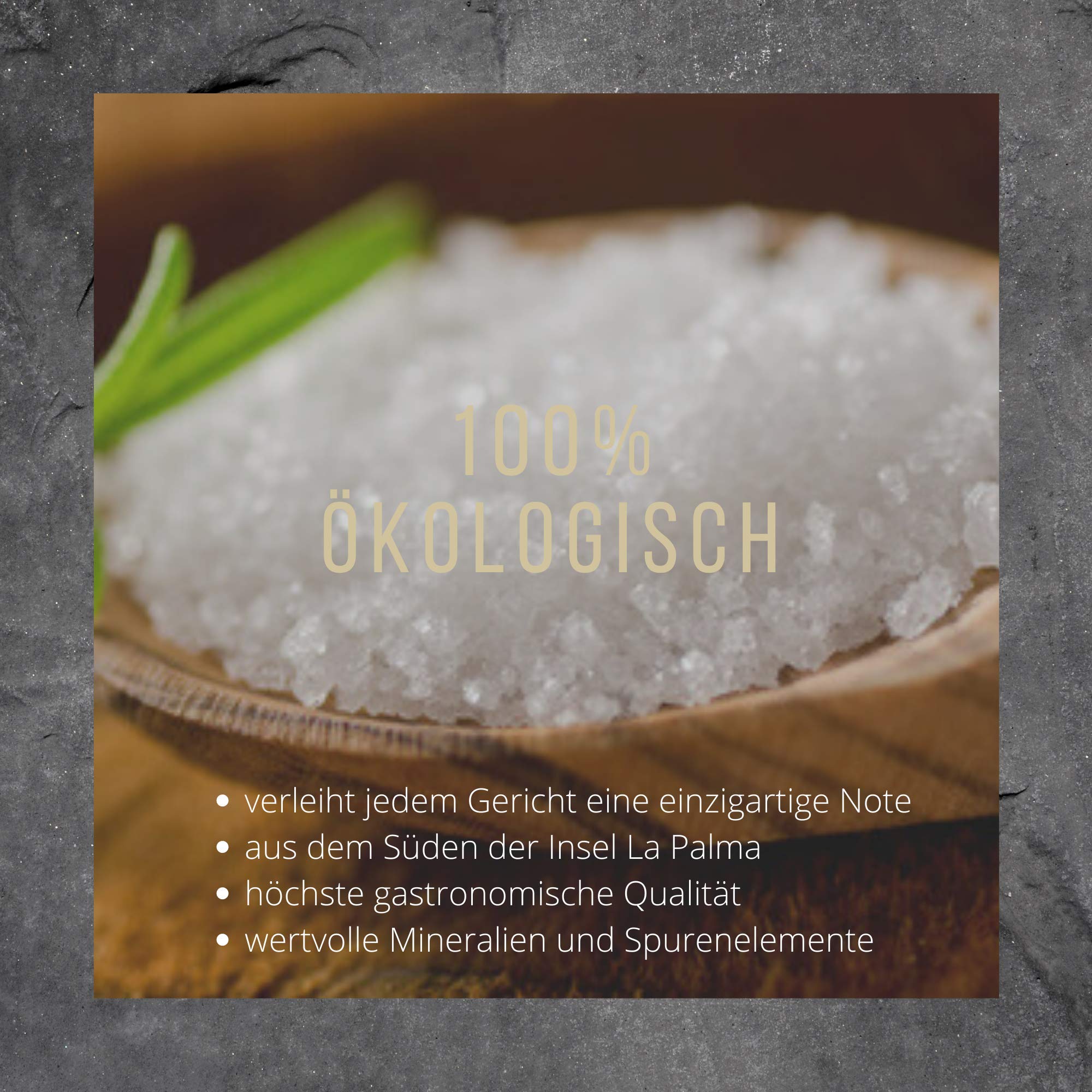 LOUXA Sal Marina Teneguia Meersalz Set aus La Palma 100% ökologisch 2,5 kg (17,60 € / kg)