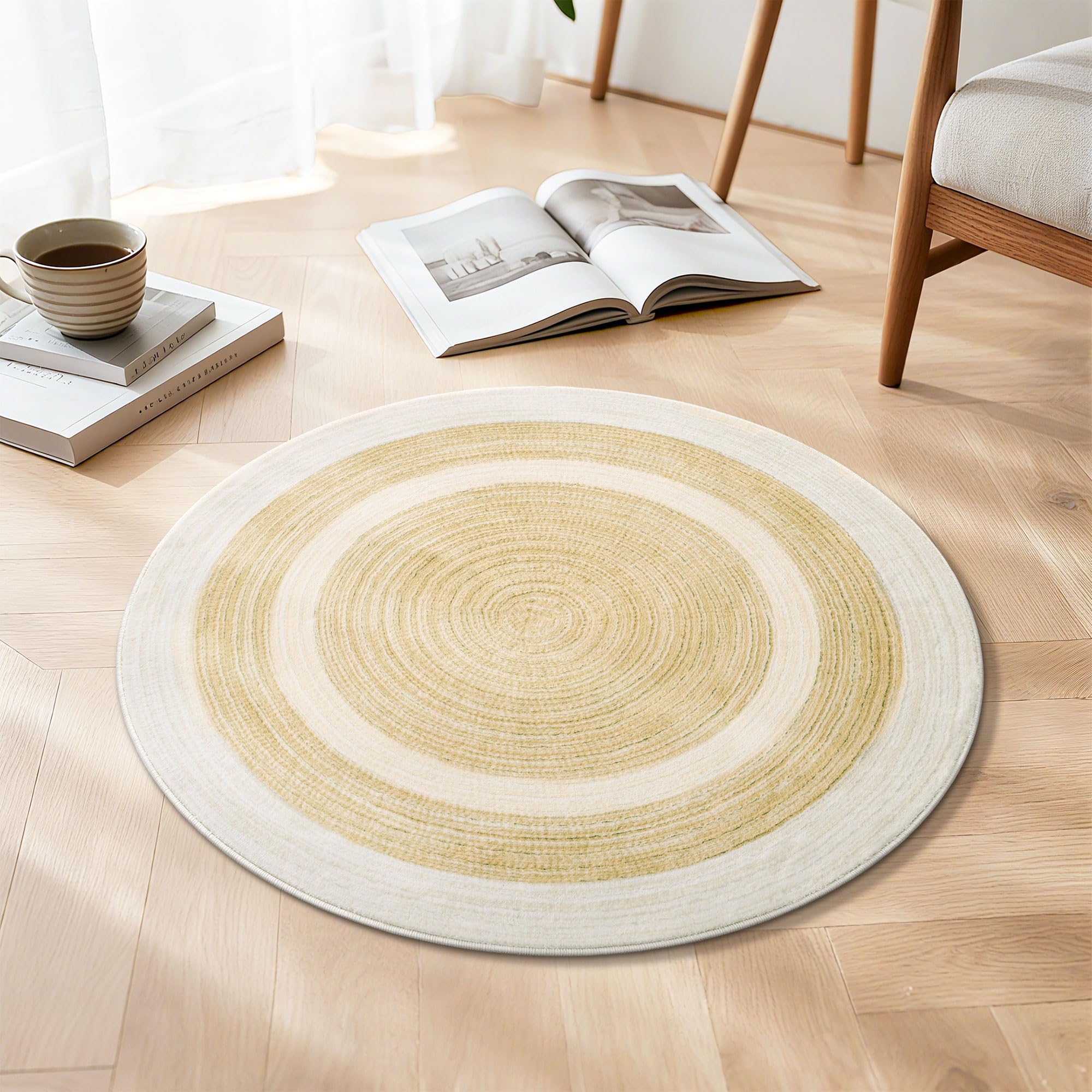 Amazon.com: Asrug Imitation Jute Low Pile Round Rug Area Rug