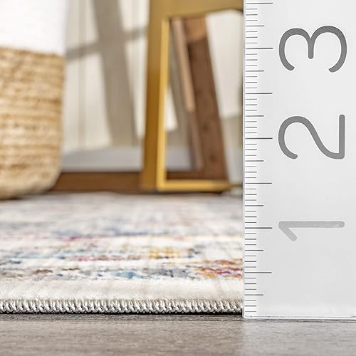 Miniatura 2 de nuLOOM Sky Fading Token - Alfombra de pasillo, 2 pies 6 pulgadas x 6 pies, color azul