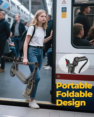 Miniatura 3 de WERHY Scooter eléctrico, motor de 350 W500 W, velocidad máxima de 1922 mph, rangos máximos de 162328 millas, scooter E plegable para adultos