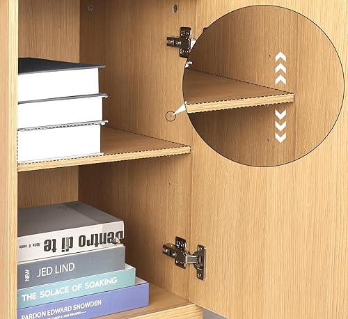 Miniatura 5 de ZYBT Escritorio ejecutivo estriado de 40 pulgadas, escritorio moderno de madera para oficina en casa con cajón estriado y gabinete de almacenamiento