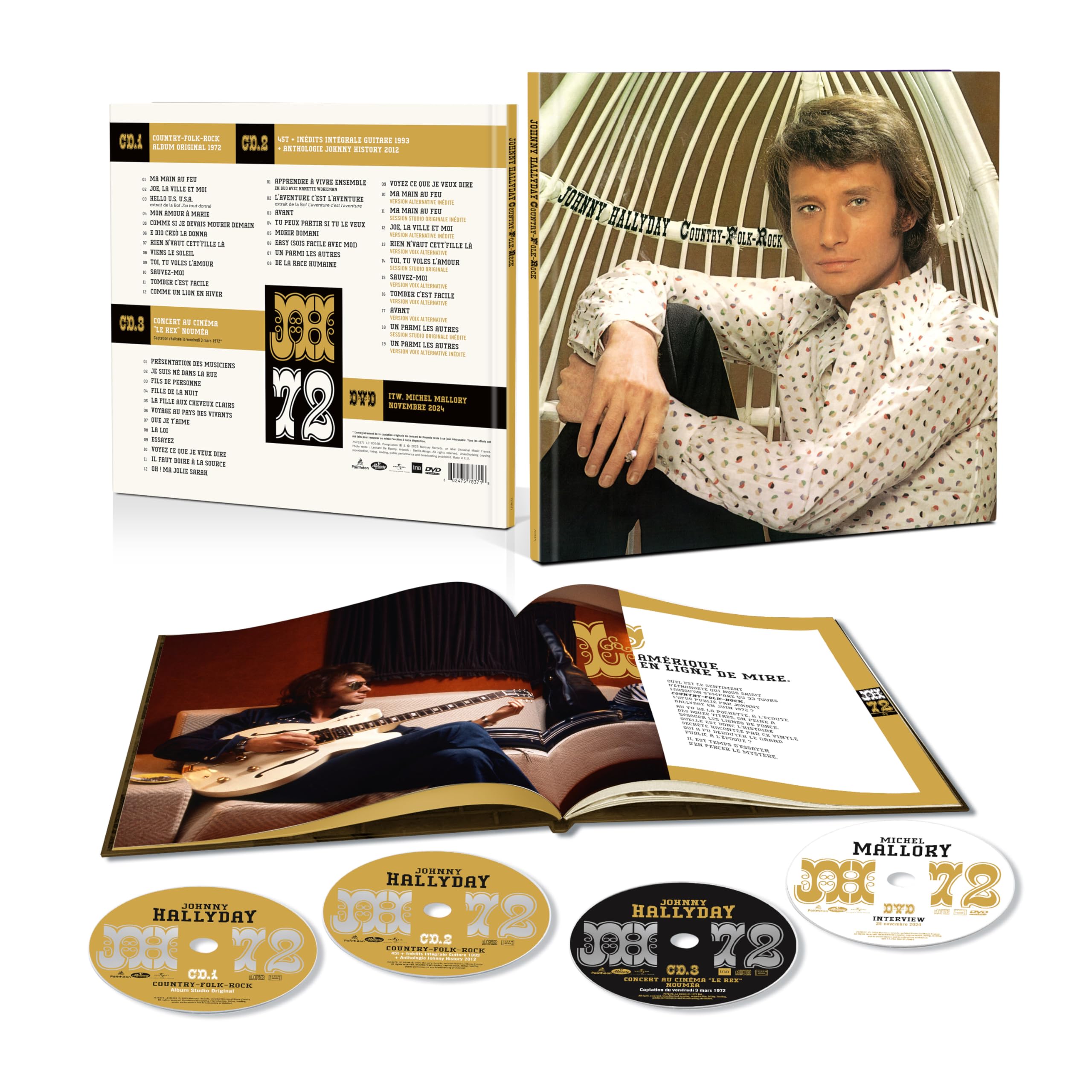 Country - Folk - Rock [3CD+DVD format Livre Disque - Tirage Limité & Numéroté]