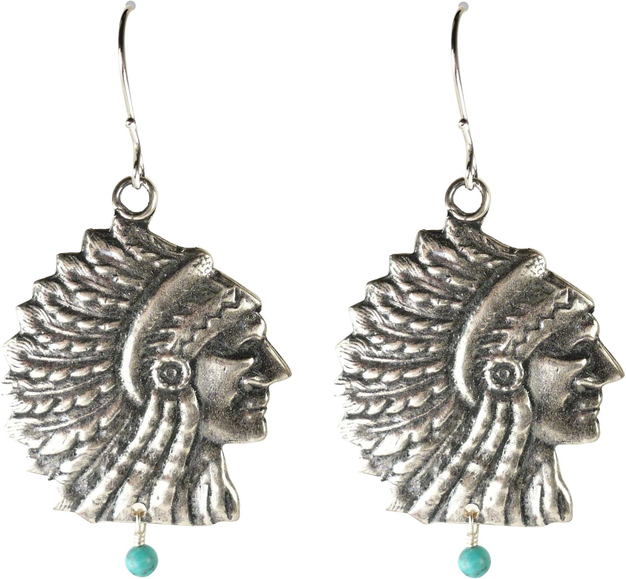 Long"Chief" Drop Earrings