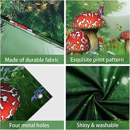 Miniatura 3 de Telón de fondo de bosque de cuento de hadas, 84 x 60 pulgadas, fondo de bosque encantado, fondo de bosque de cuento de hadas, fondo de bosque de