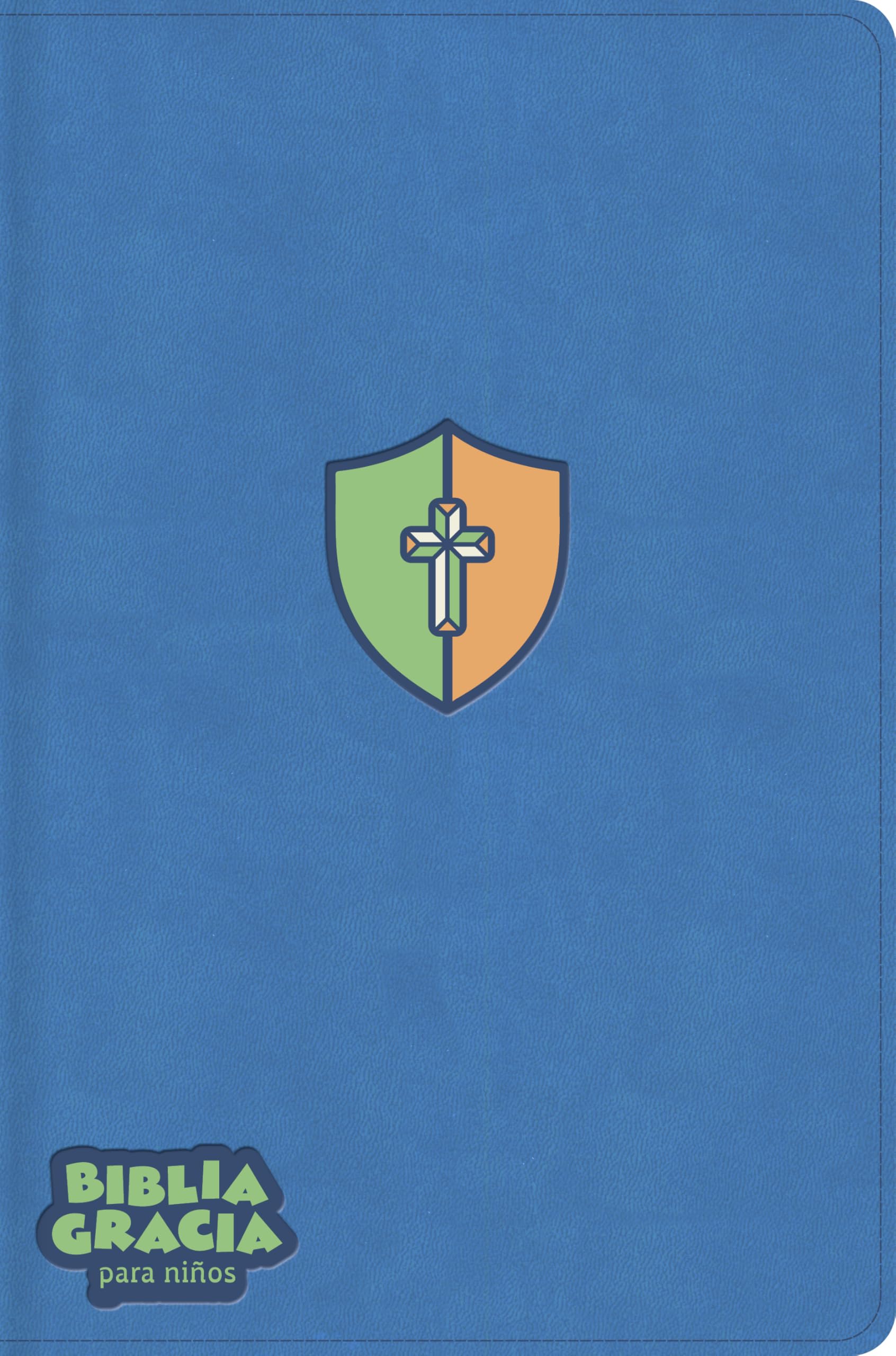 RVR 1960 Biblia gracia para niños, azul, símil piel