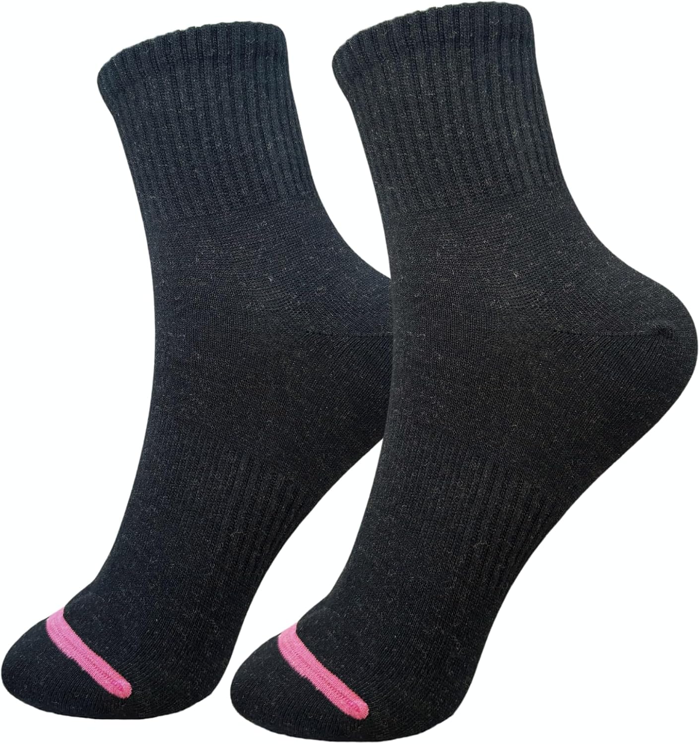 Silver Fiber Crew Socks – Odor-Free, Moisture-Wicking & Soft, Comfortable for Work, Walking & Daily Wear