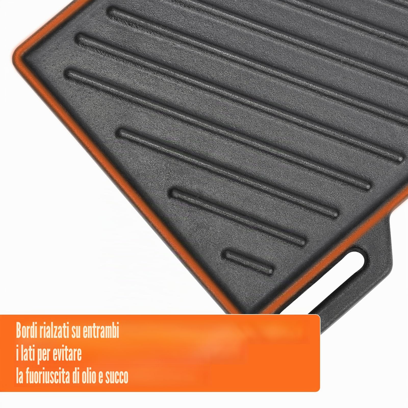 GFTIME Piastra in ghisa 41,5 x 23,5 cm per Burnhard Fred, Plancha per Rösle Artiso G2, piastra girevole a gas per Burnhard Fred, Fred JR, Burnhard Big Fred, Fat Fred, Taino Platinum, Black 4/6 Series