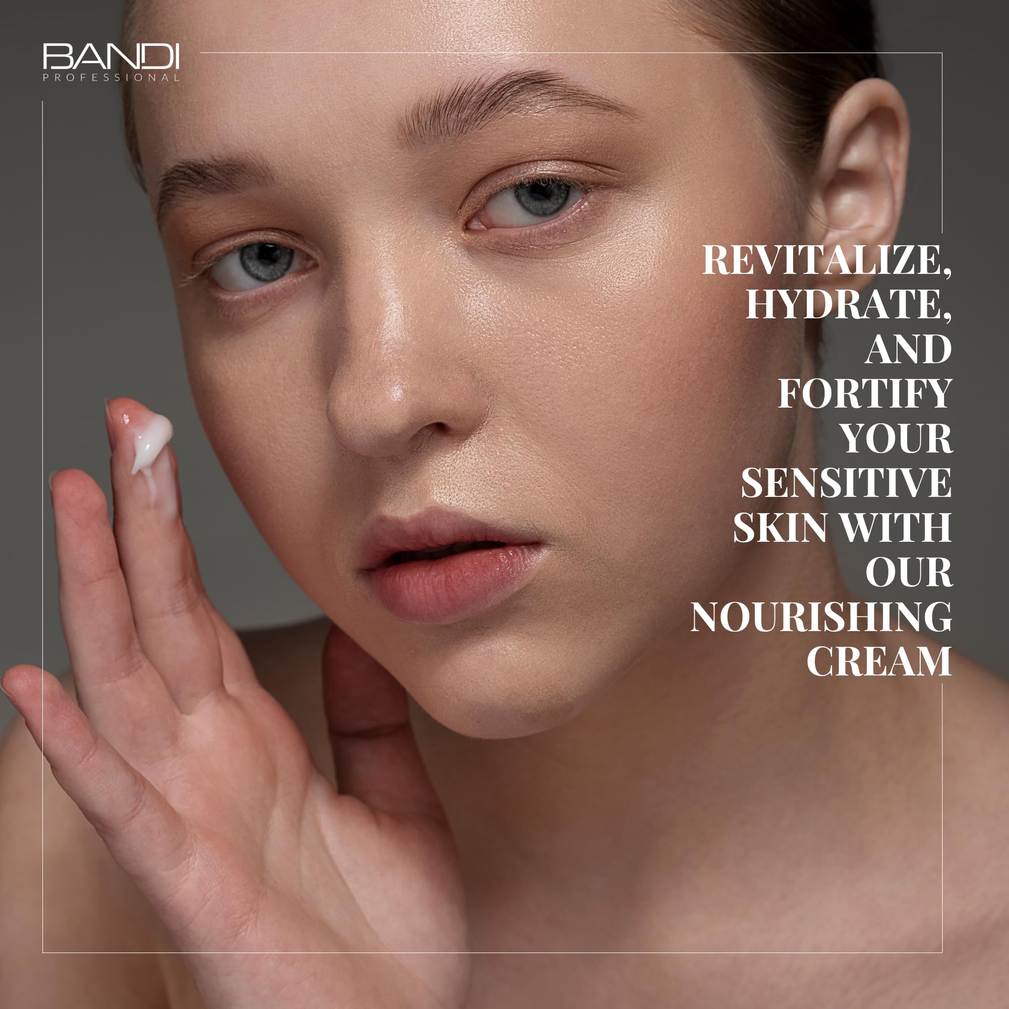 Bandi Anti-Rouge Nourishing Face Cream for Sensitive Skin Hydrating Moisturising Redness Reducing Smoothing for Rosacea 50ml - Image 2
