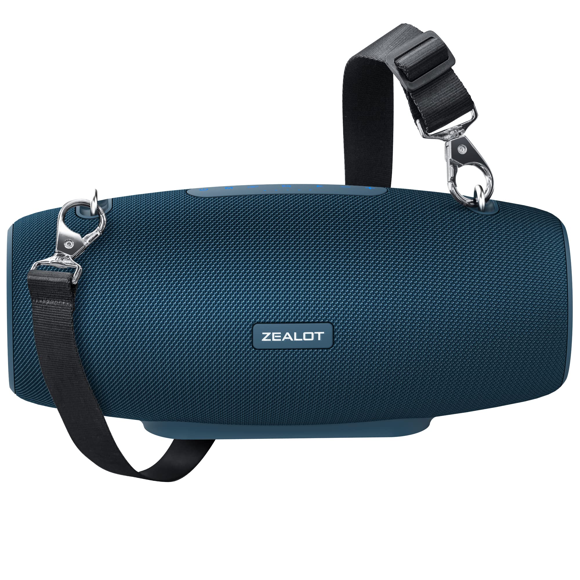 Zealot Altavoz Bluetooth Grande 60W de Potencia con Super Bass, Altavoces Inalámbricos 14400mAh Batería, Autonomía de 40 Horas, Bluetooth 5.2, IPX6 Impermeable, Azul