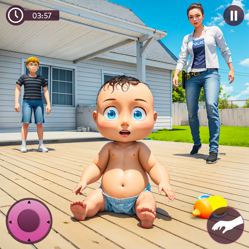 Virtual Police Cop Mother Family Sim - Police Officer Life Game