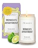 Scented Candles for Home (Friends, Monica's Apartment) - 13.75 oz Long-Lasting Soy Wax Jar Candle for Women & Men for All Occasions, 60-80 Hours Burn Time