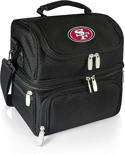 PICNIC TIME Bolso de almuerzo Pranzo negro de San Francisco 49ers