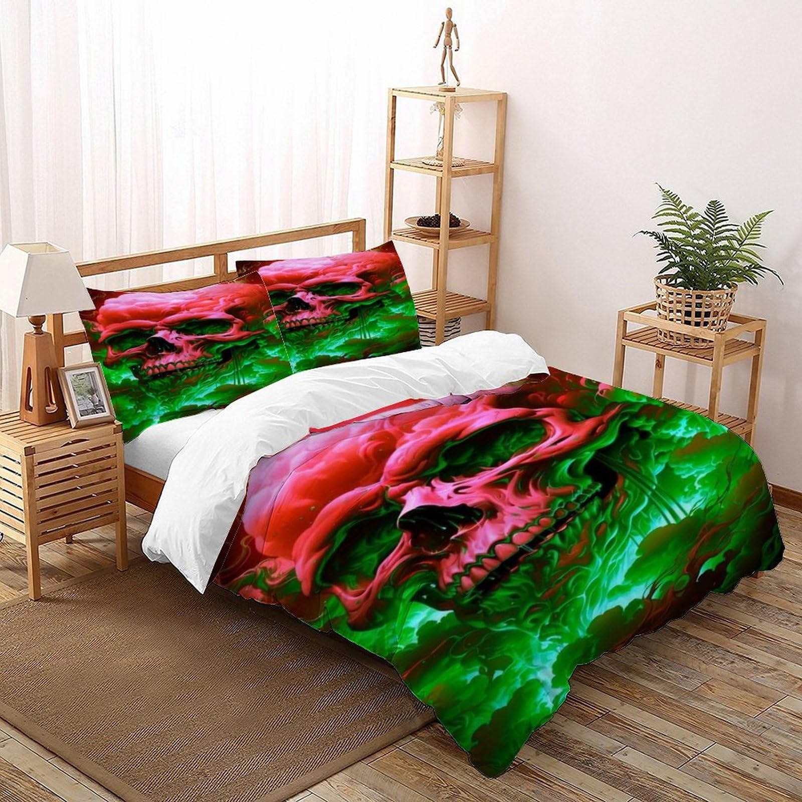 Housse de couette gothique pour chambre d'adulte et ado moderne