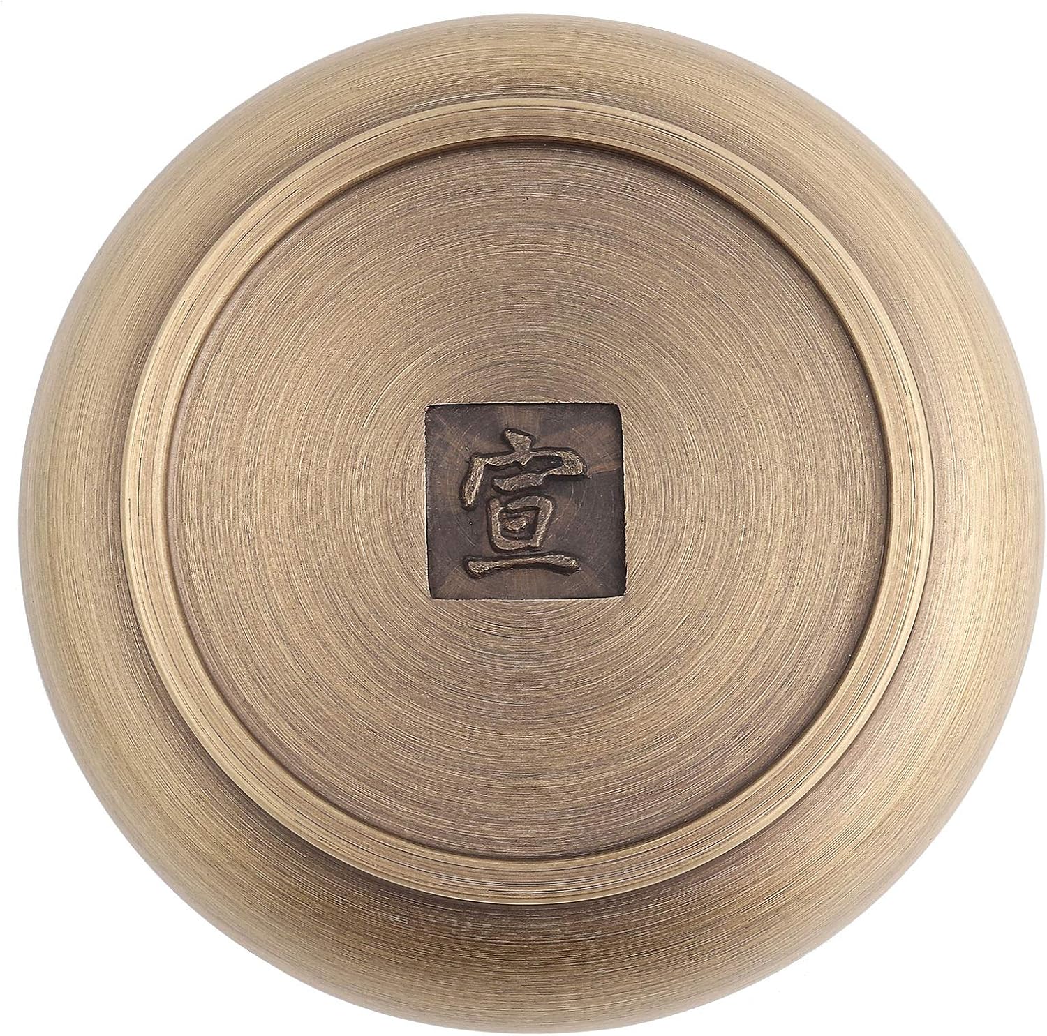 Brass Incense Burner Holder with Fireproof Cotton Indoor Agarwood Incense Coil Holder for Religious Supplies