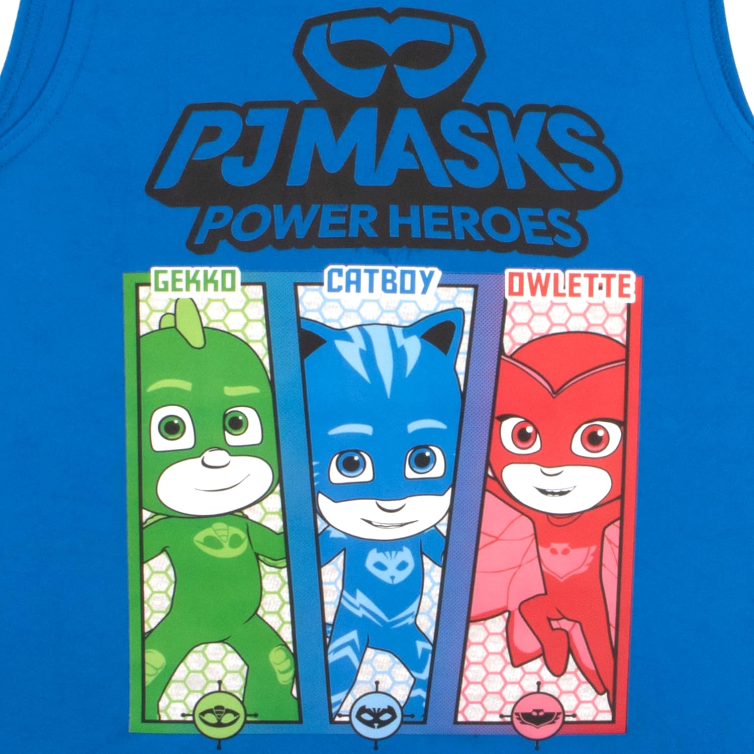 PJ Masks Boy's 3-Piece Set - Short Sleeve Shirt, Tank Top and Shorts - Summer Outfit Bundle for Kids and Toddlers - Image 5
