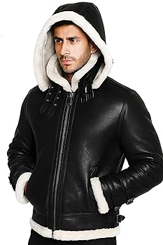 Abercrombie & Fitch フード付きレザージャケット S メンズジャケット | Abercrombie & Fitch