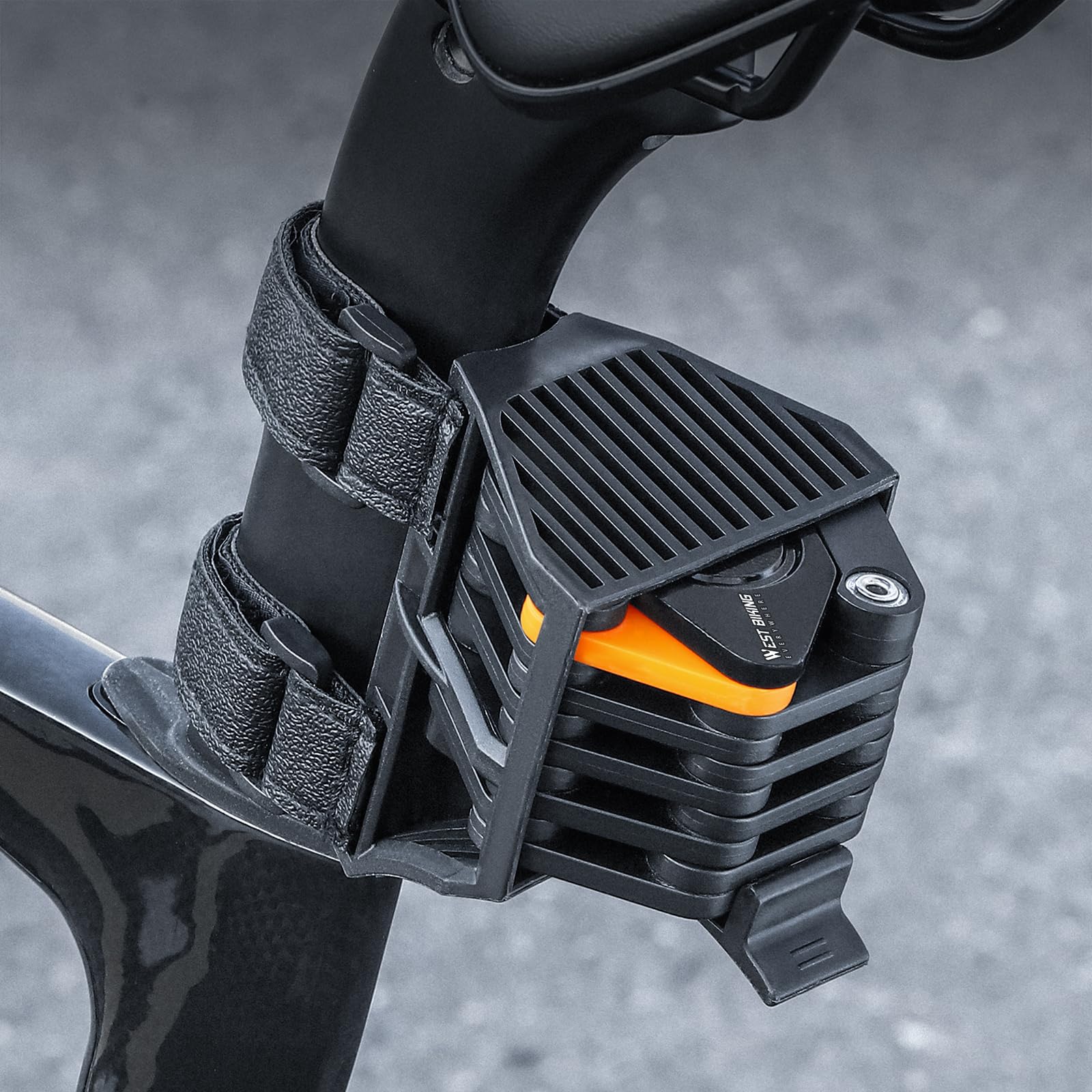 Lucchetto per bici pieghevole per biciclette elettriche e motociclette - Lucchetto a catena antifurto in lega di zinco con password a 4 cifre - Design pieghevole ispessito con