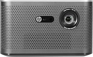 HP Projector MP2000 PRO, 1080P, 480 ISO /600 ANSI Lumens , Wireless Connectivity , Auto Focus, Premier Sound, Bluetooth - Ideal for Business, Education, and Entertainment