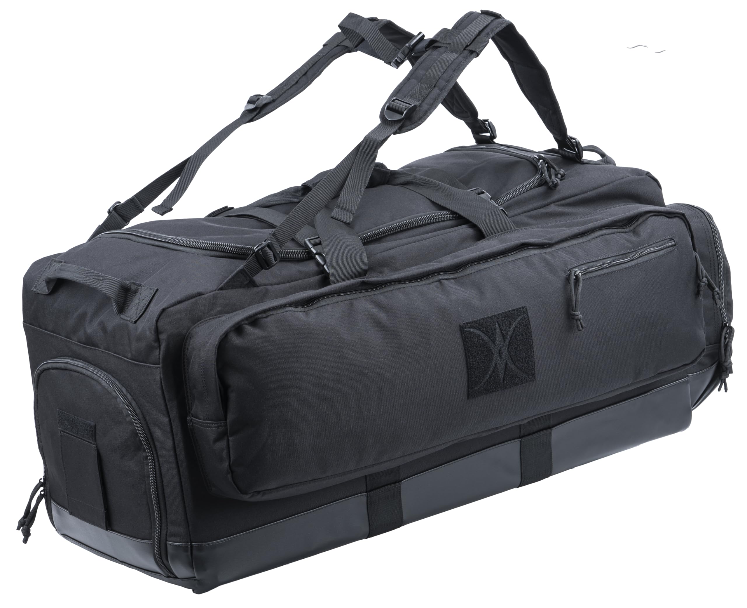 Große Reisetasche mit abnehmbaren Rucksack-Schultergurten und Schuhfach für Sport, Reisen, Jagd und Camping, l05l.