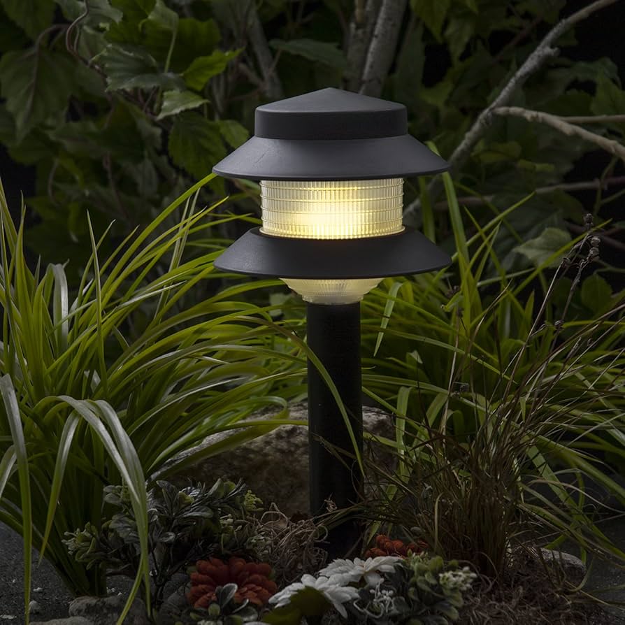 Amazon.com : Paradise Plastic Path Stake Light (Black, 4