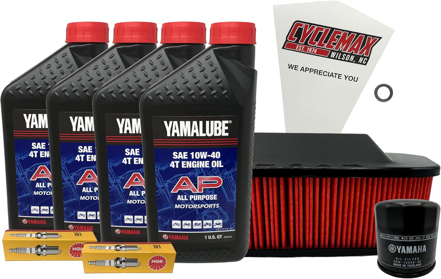 Cyclemax Standard Yamalube Tune-Up Kit compatible with 2009-2017 Yamaha V STAR 950