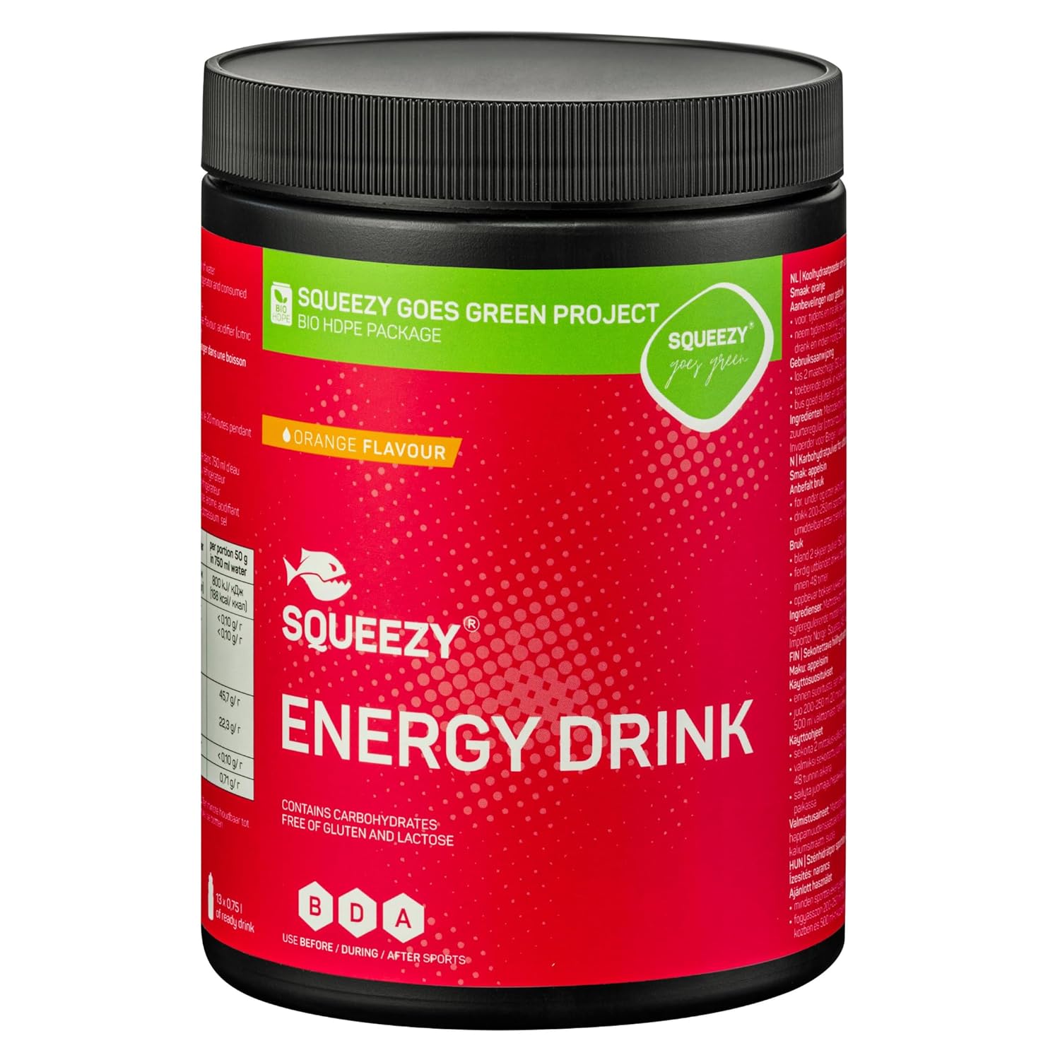 Squeezy Energy Drink - Iso Drink Pulver (Orange) 650g | Isotonisches ... Squeezy Energy Drink - Iso Drink Pulver (Orange) 650g | Isotonisches ...