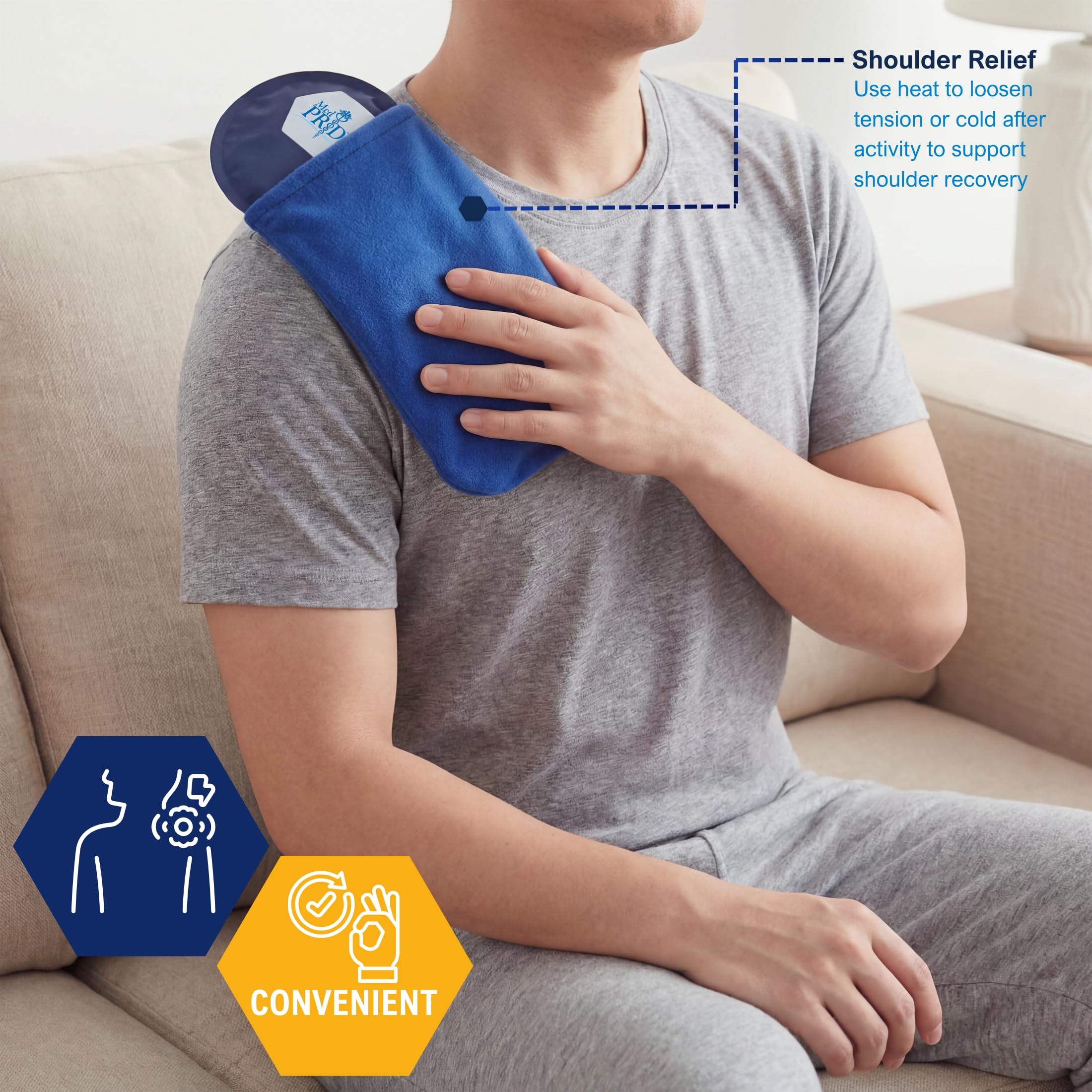 MED PRIDE Reusable Hot & Cold Therapy Gel Pack with Belt Sleeve, 2-Pack — Amazon image 8