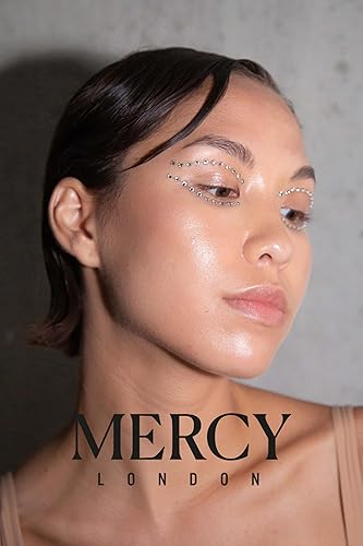 Miniatura 4 de Joyas de cristal delineador de ojos por Mercy London, accesorios de disfraz, gemas para la cara, joyas todo en uno, tocado de Halloween adhesivo