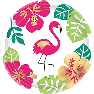 Aloha Round Metallic Plates, 7