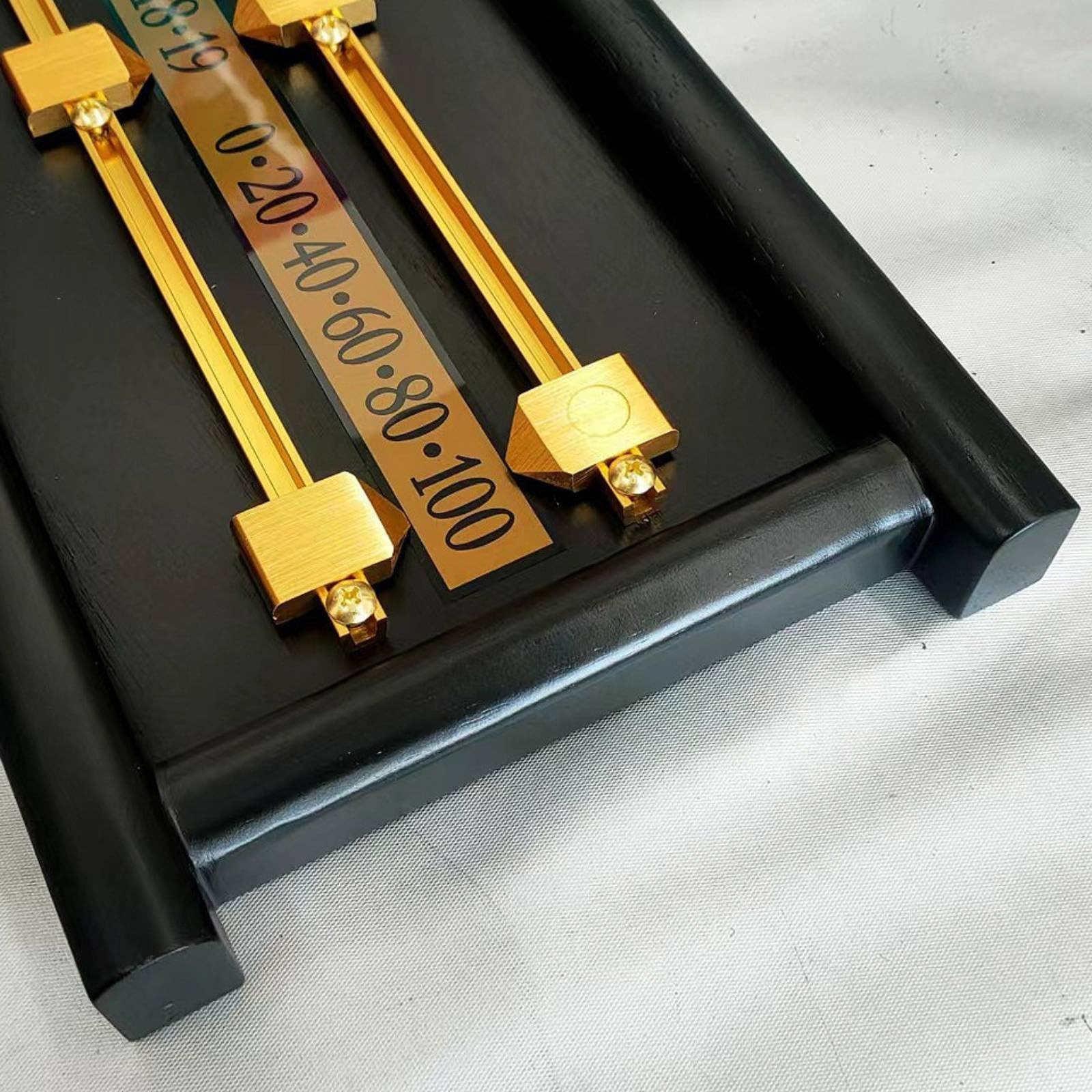 Segnapunti da Biliardo in Legno Robusto Scoreboard da Biliardo in Legno Stile Classico Attrezzatura Sportiva per Tornei