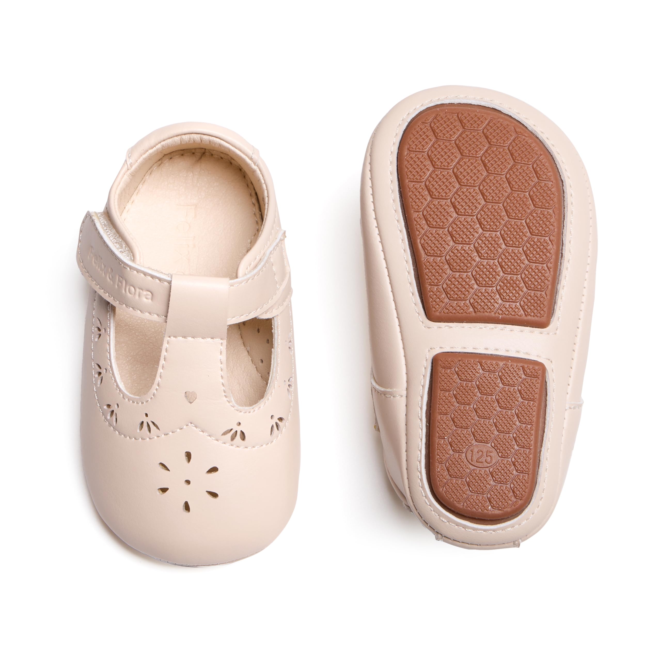 Soft Sole Baby Dress Shoes - Infant Baby Walking Shoes Moccasinss Rubber Sole Crib Shoes