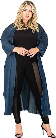 Plus size duster jacket Clearance