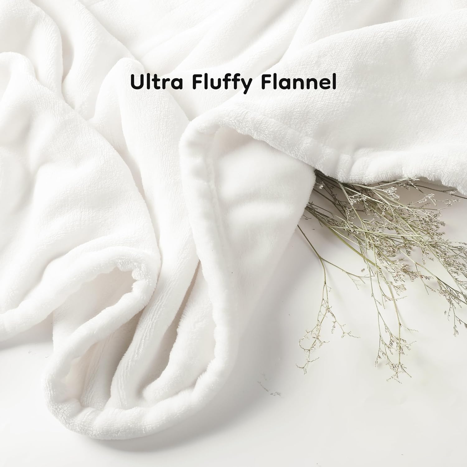 Electric Heated Blanket Full Size 72"×84", Luxurious Breathable Flannel with 4 Heat Settings, 10-Hour Auto Shut-Off & Overheat Protection, for Bed & Couch, Cozy Gift - White - Image 7