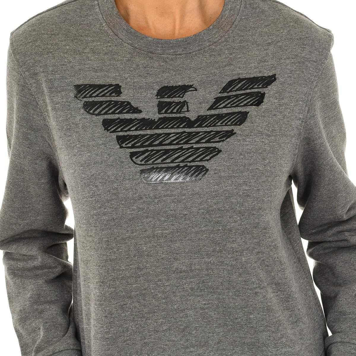 Armani Jeans Sweter damski z długim rękawem i okrągłym dekoltem 7V5M75-5J42Z