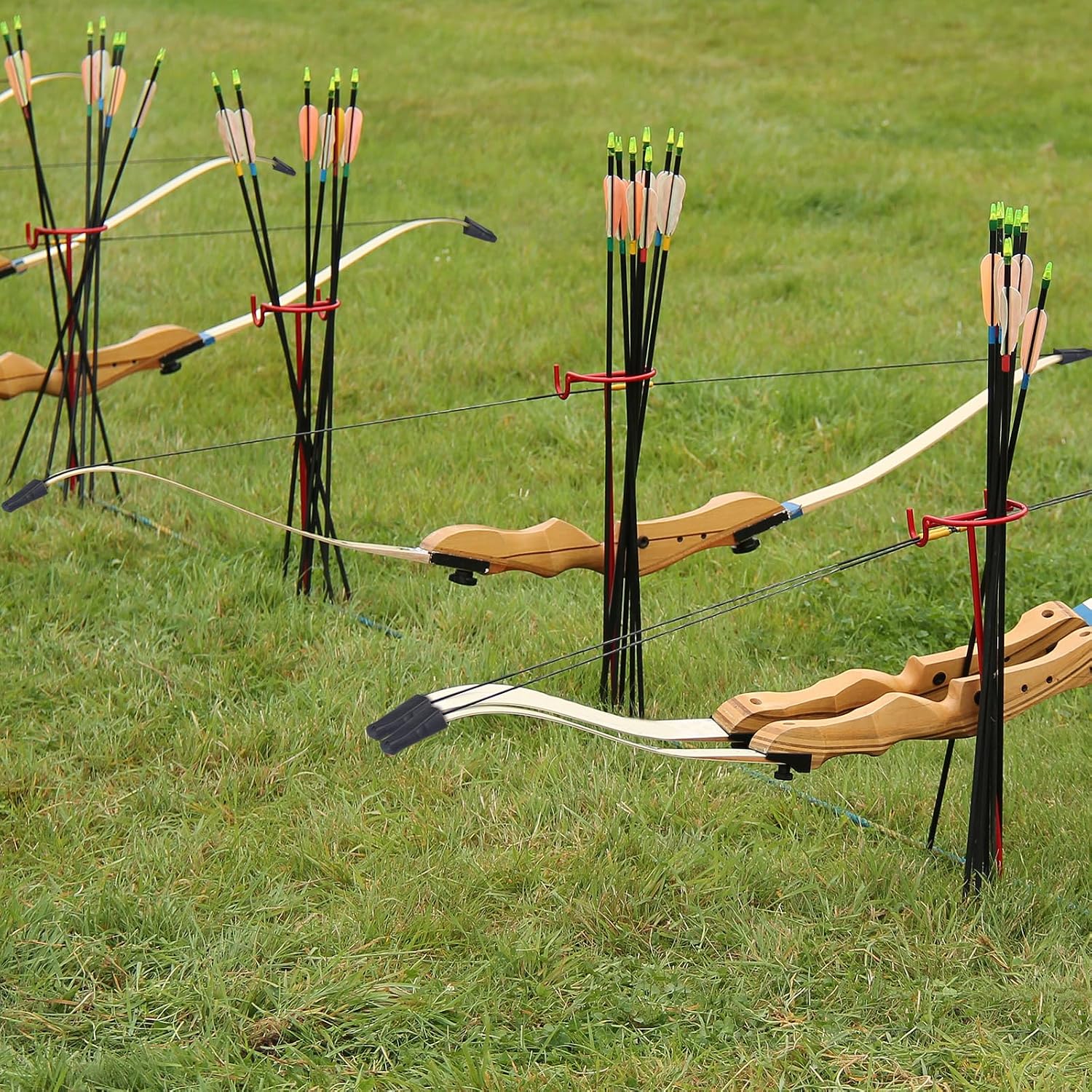 8 Pcs Recurve Bow Tip Protector Longbow Tip Guard Archery Accessories Silicone Protection Bow Limb Protector for Outdoor Hunting