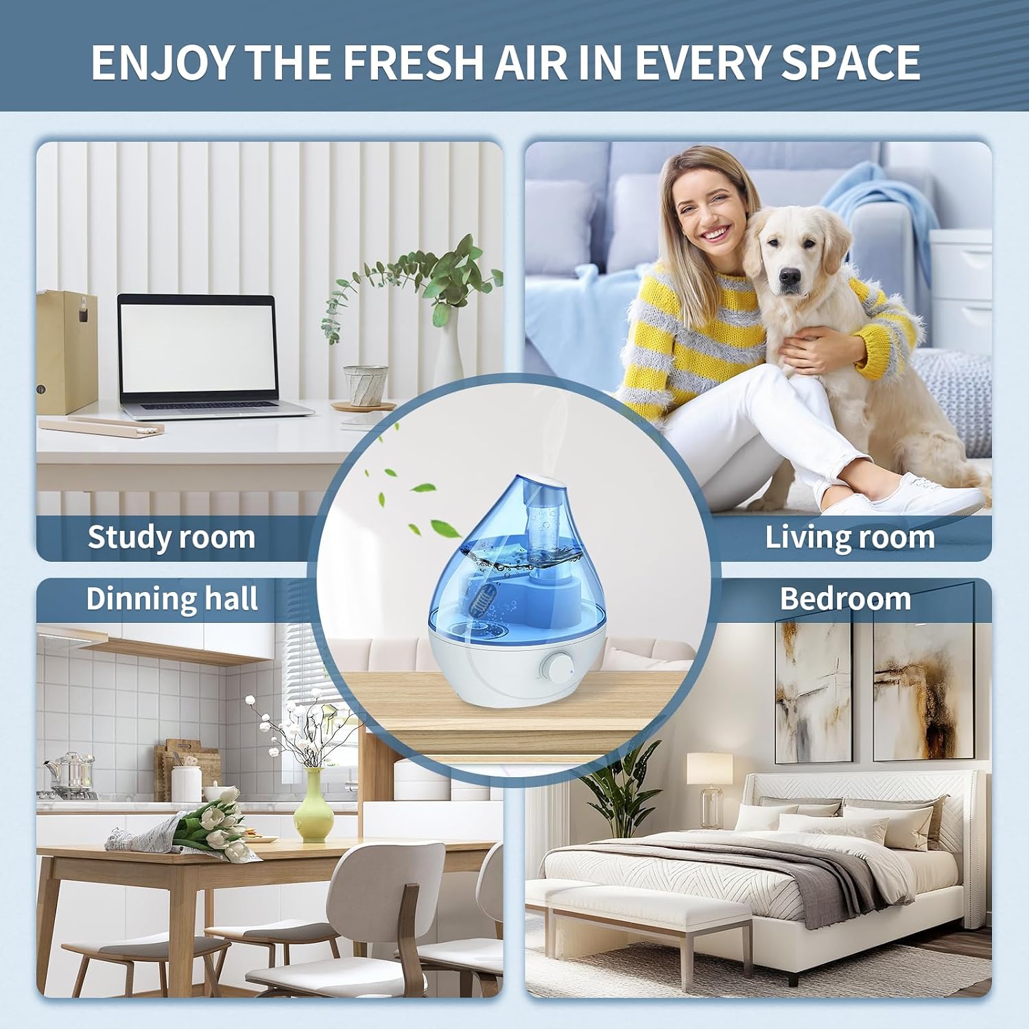 Demineralization Cartridge for Humidifier Compatible with HoMedics Total-Comfort Ultrasonic Humidifier: 20- Pack Demineralizer Tablets Filter Replacement for Water Decalcification, Remove Odor