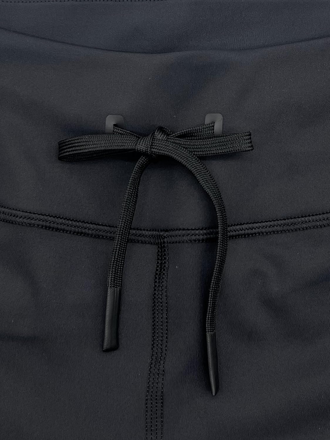 Sprints Womens Flexion 8" Compression Shorts with Pockets, Drawcord & Silicone Lined Hem