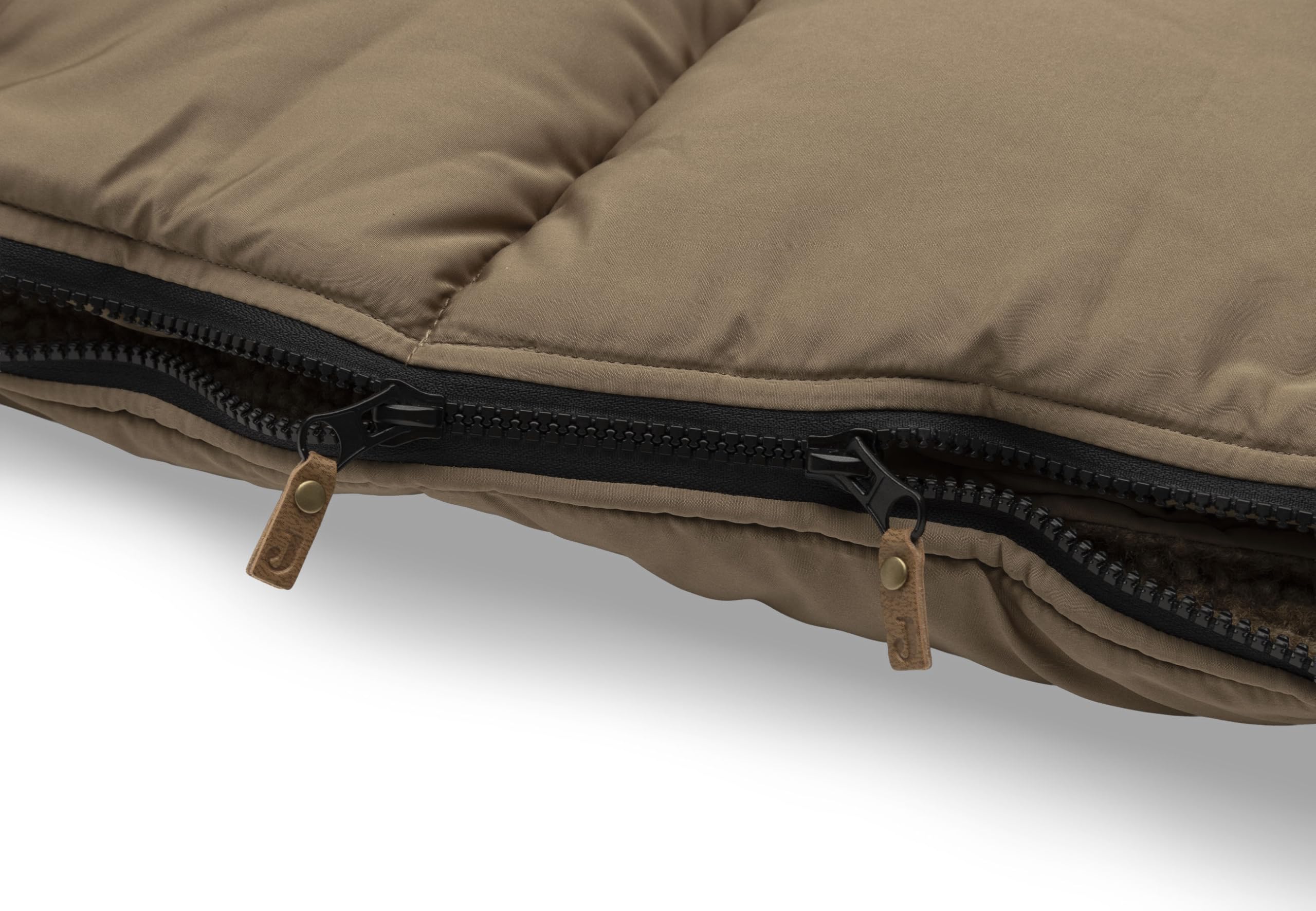 Jollein Fußsack - Für Buggy & Kinderwagen - Wasserabweisend mit Bionic Finish - Waschbar - Oeko-Tex Zertifiziert - Puffed Bronze - 92x52x10 cm
