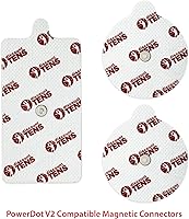 Vista 7 de Discount TENS - PowerDot 2.0 Compatible Electrodes – 12 Premium Magnetic Connector Electrodes, Self-Adhesive Muscle Stimulation Pads for Recovery