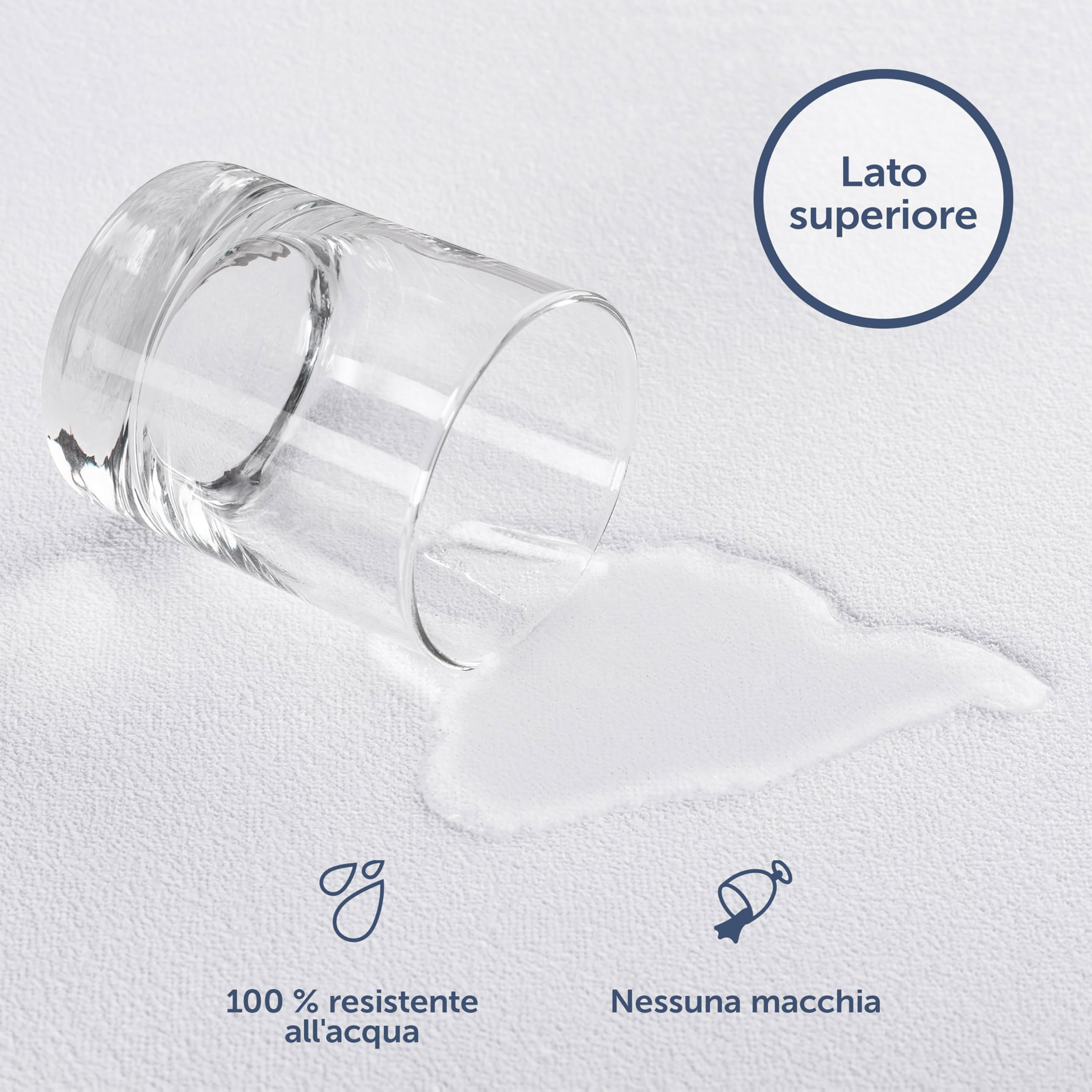 Blumtal Coprimaterasso Matrimoniale Impermeabile con Angoli - 160 x 200cm, Coprimaterasso Impermeabile Matrimoniale Antiacaro, Certificato Oeko-Tex, 1 Pezzo