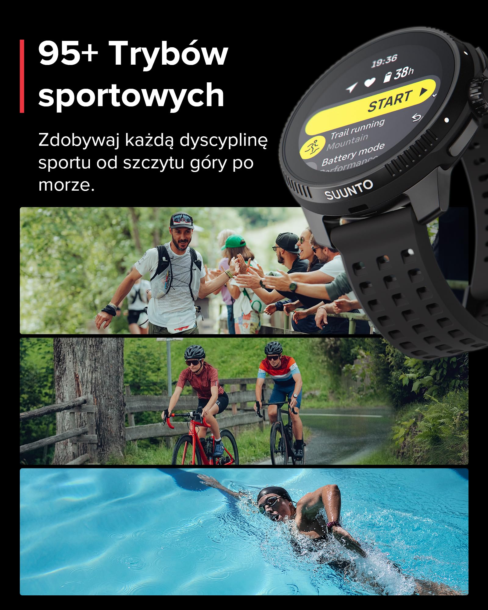 Suunto Uniseks Race SS050929000​ Smartwatch