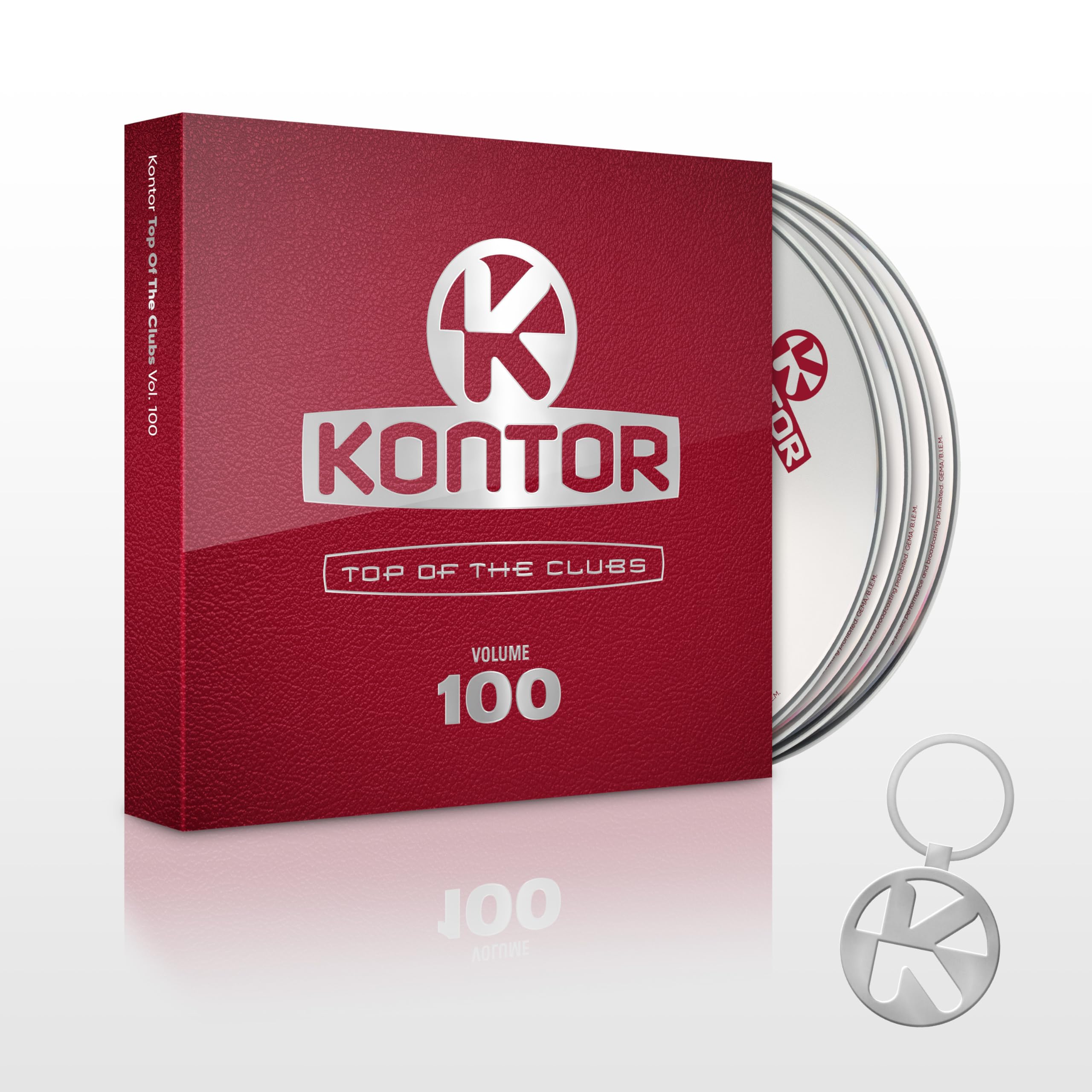 Kontor Top Of The Clubs Vol. 100 (Inkl. Kontor Schlüsselanhänger)