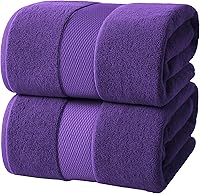 Infinitee Xclusives Jumbo Bath Sheets 600 GSM - 35x70 Inch 100% Ring Spun Cotton, Ultra Soft Absorbent Large Towels for Adults