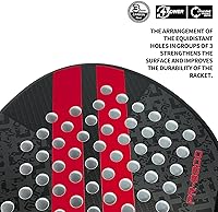 Vista 3 de Pala de pádel Superficie de Fibra de Carbono con núcleo de espuma EVA Memory Flex Pala de pádel ligera