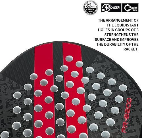 Miniatura 3 de Pala de pádel Superficie de Fibra de Carbono con núcleo de espuma EVA Memory Flex Pala de pádel ligera