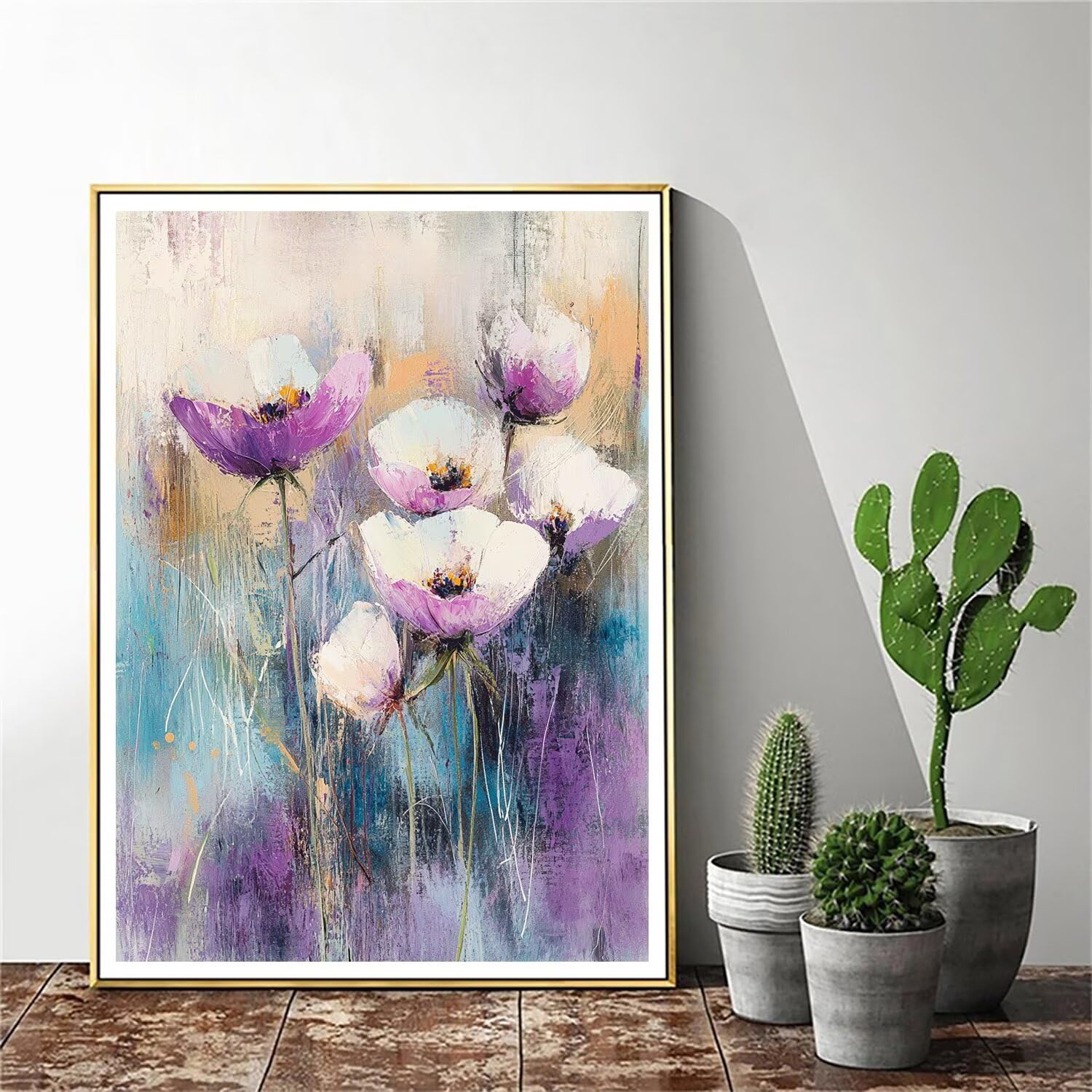 Pintar por Numeros Adultos pintar por numeros niños manualidades niños 10 años, DIY Pintar por Números de Pincel y Pintura acrílica Decoraciones para el Hogar Manualidades, sin Marco 60x80cm C-112