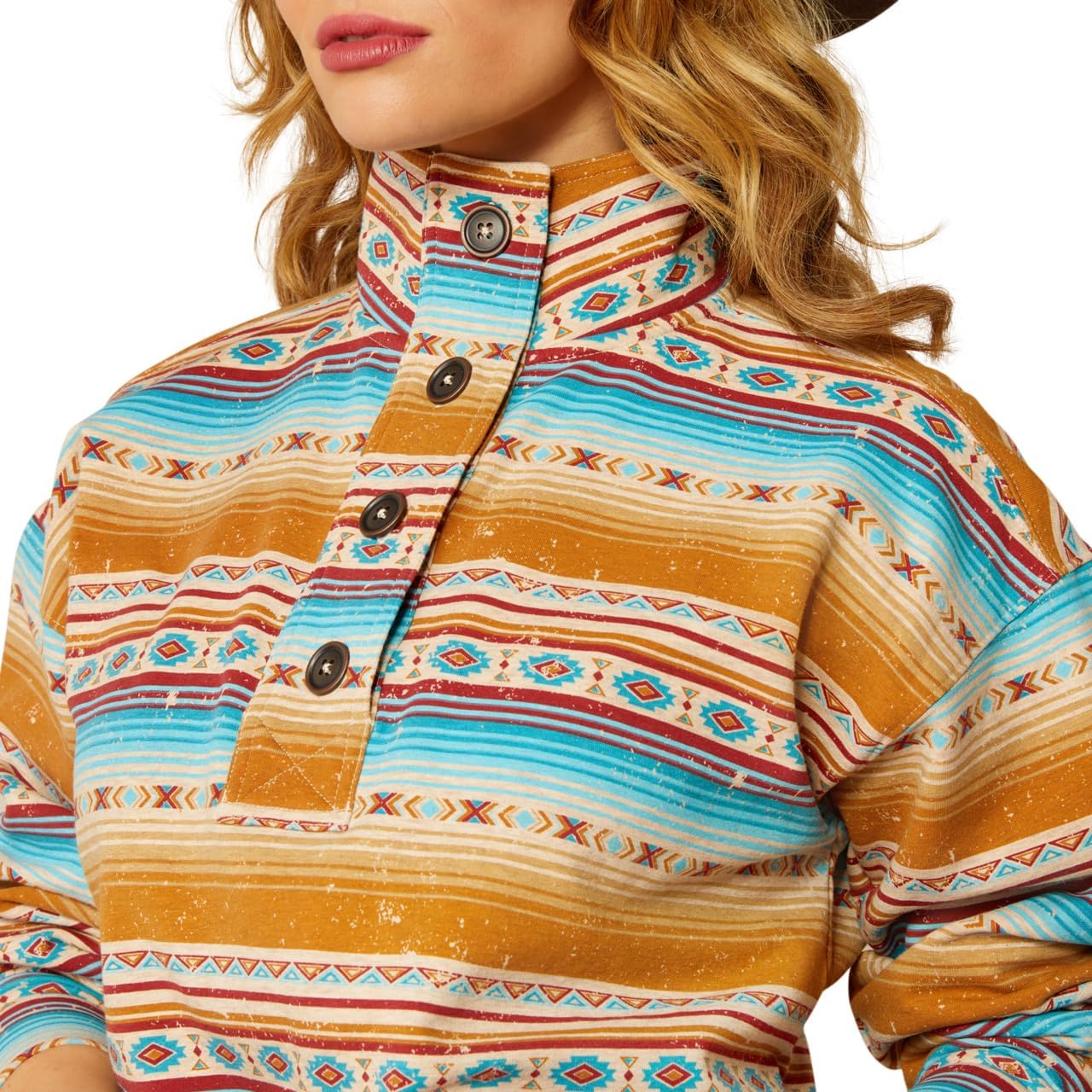 ARIAT womens Hometown Sweatshirt - Image 4