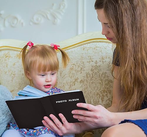 Miniatura 7 de Better Office Products Álbum de fotos para fotos de 4 x 6 pulgadas, mini carpeta de fotos de tapa dura de 2 anillas, capacidad para 36 fotos de 4 x