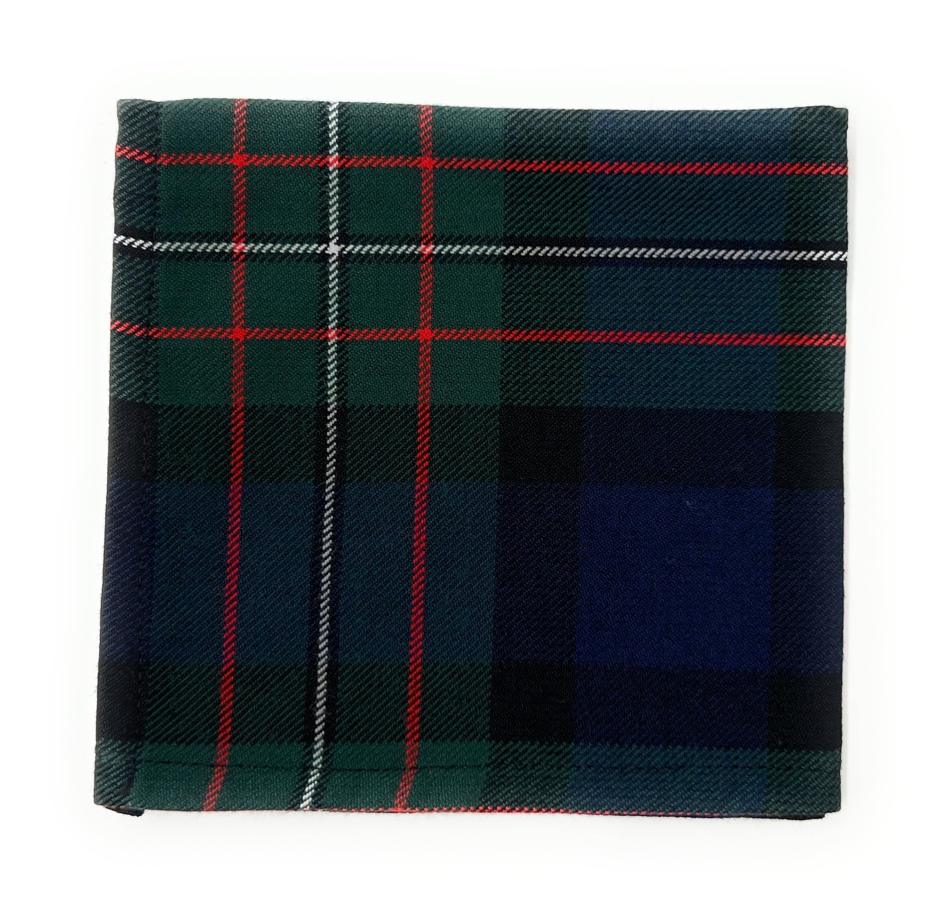 Tartan Tweeds Men's Ferguson Tartan Pocket Square Handkerchief 26Cm X 26Cm (Ferguson)